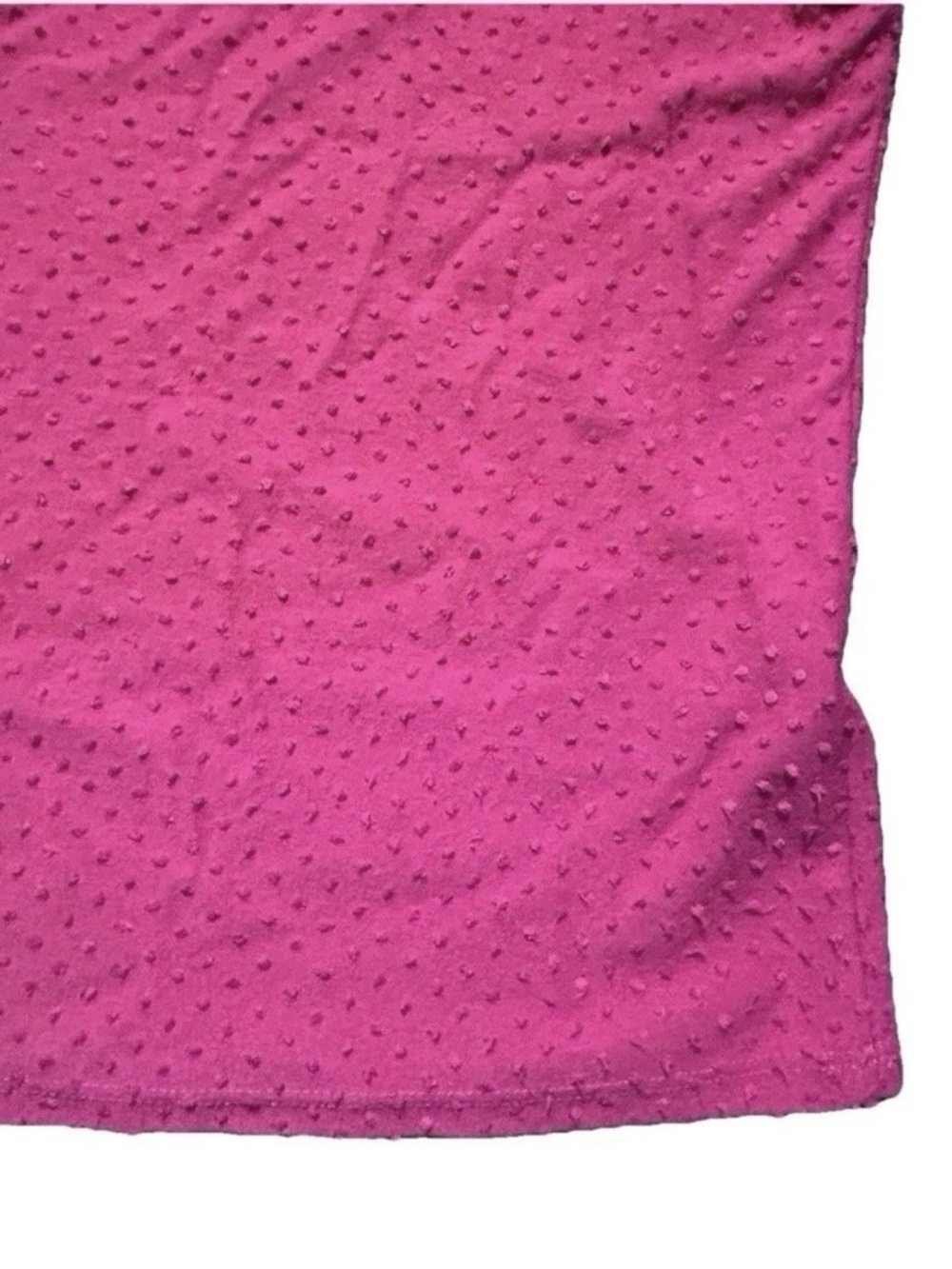 Women’s W5 Hot Pink Textured Shirt Size Large - Picture 2 of 3